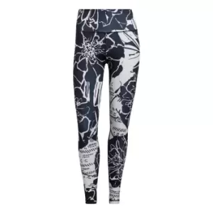 Image of adidas Optime Superher Training 7/8 Tights Womens - Black
