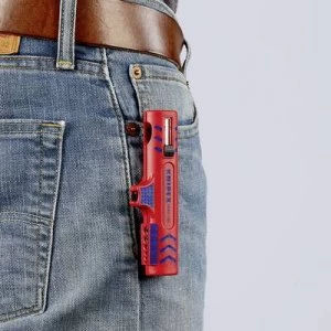 Image of Knipex 16 85 125 SB Cable stripper Suitable for Round cable, Wet room cables 8 up to 13mm 0.2 up to 4.0 mm²