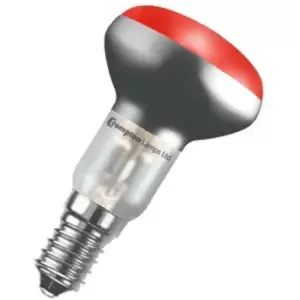 Image of Crompton Lamps 25W R50 Reflector E14 Dimmable Red 100°