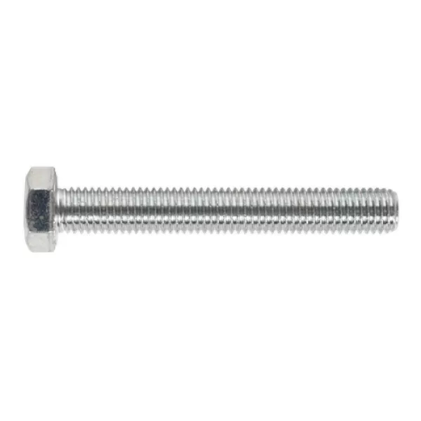 image of Genuine SEALEY SS14100 HT Setscrew M14 x 100mm 8.8 Zinc DIN 933 Pack of 10