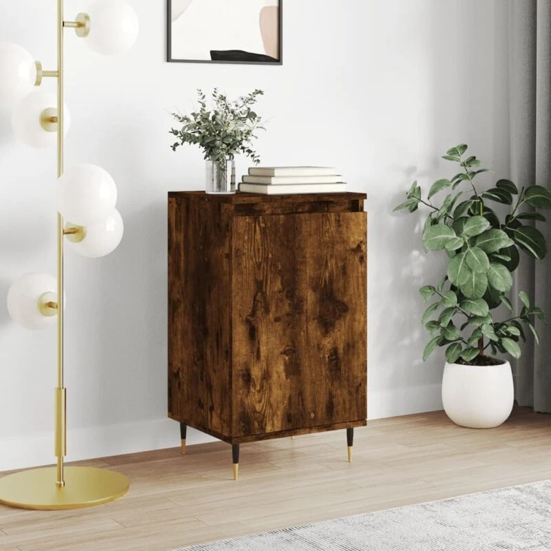 Image of VIDAXL Sideboard Smoked Oak 40x35x70cm Engineered Wood Vidaxl 831046