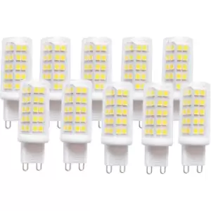 Image of Harperliving - Harper Living 4 Watts G9 LED Bulb Clear Capsule Cool White Dimmable, Pack of 10