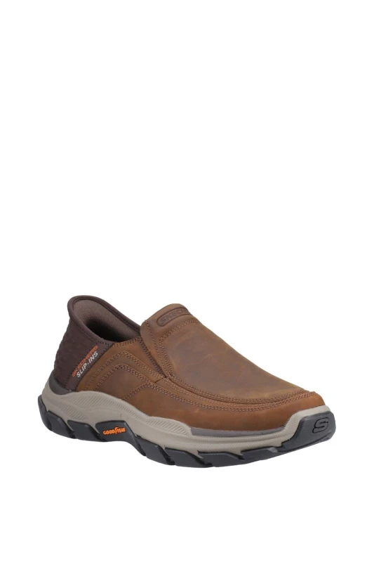 Image of Skechers Respected Elgin Shoes Brown