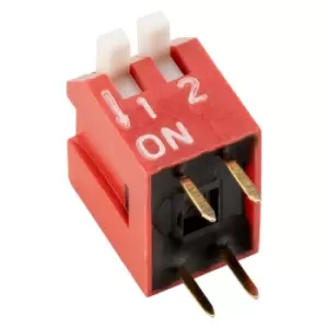 image of R-TECH 800029 DIL Switch, Piano Key 2-way 4-pin