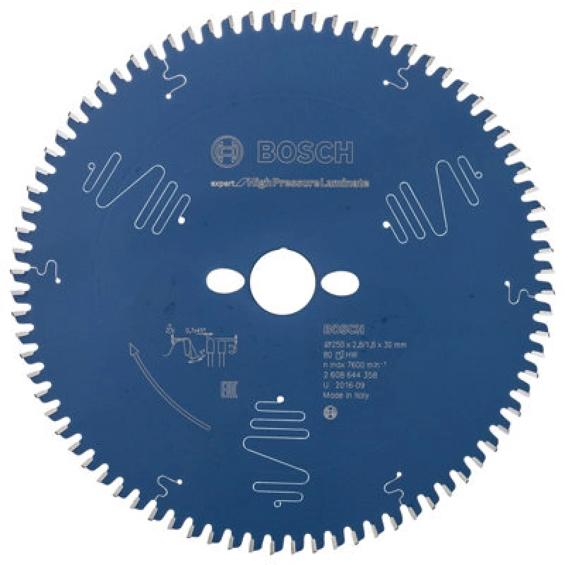 Image of Bosch Professional Expert High Pressure Laminate Circular Saw Blade For Miter Saw - 250X30X2.8X80T