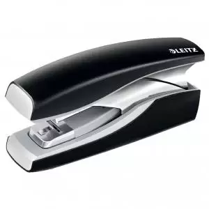 Leitz NeXXt Softpress Flat Clinch Stapler 30 sheets. Black