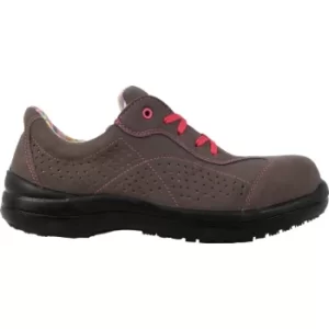 Image of Womens Safety Trainers, Pink/Grey, Size 3 (36)