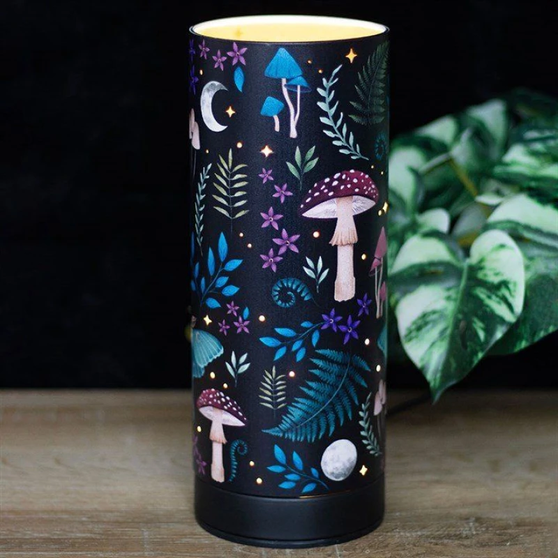Image of KDMD Dark Forest Print Electric Aroma Lamp Black
