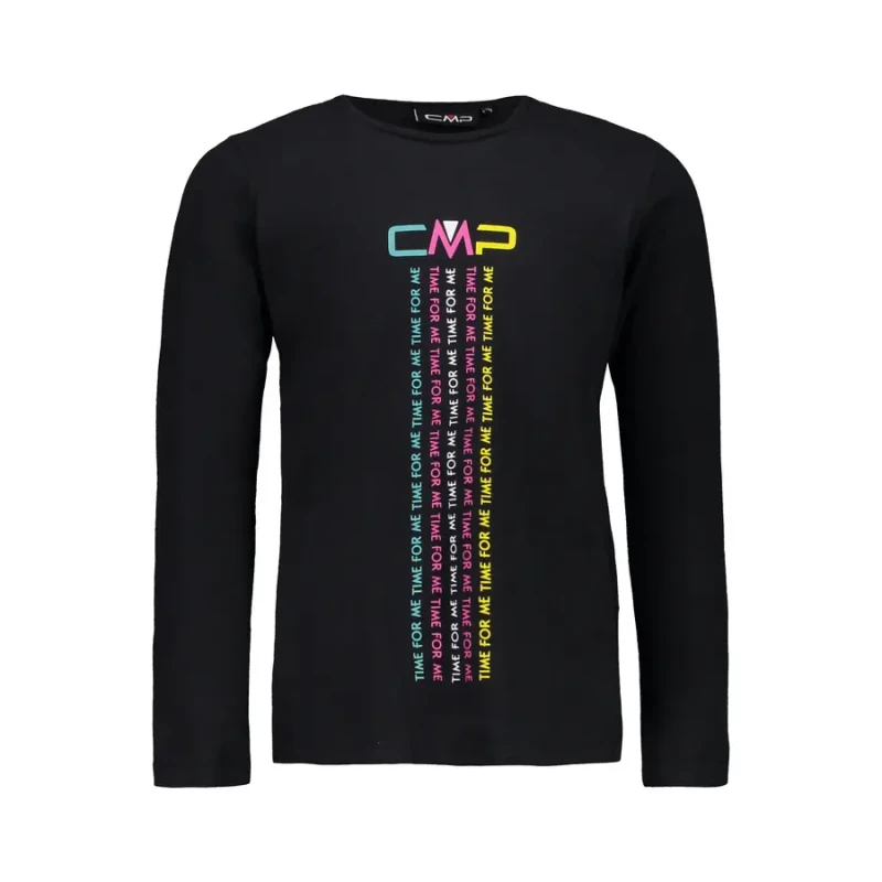 Image of CMP Girl's T-Shirt CMP Noir Female 8 ans