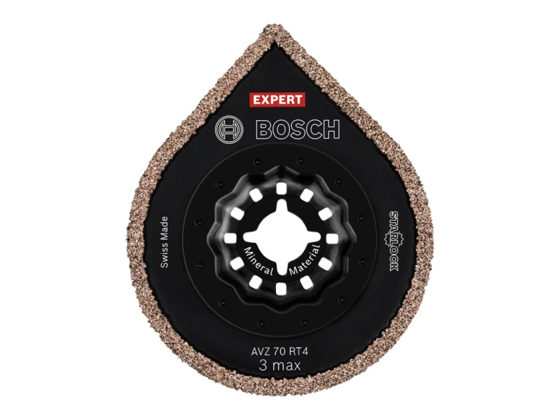 Image of Bosch Powertool Accessories EXPERT AVZ 70 RT4 3 max Grouting Plate 70mm 2.608.902.055