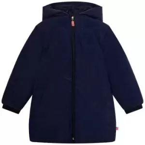 image of Billieblush Billieblush Logo Puffer Jacket Junior Girls - Blue