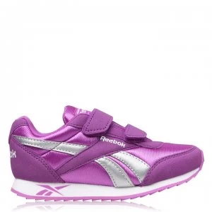 image of Reebok Jogger RS Child Girls Trainers - Violet/Silver