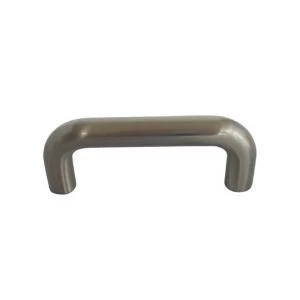 Image of BQ Satin Nickel Straight Interior Door Pull Cabinet Handle