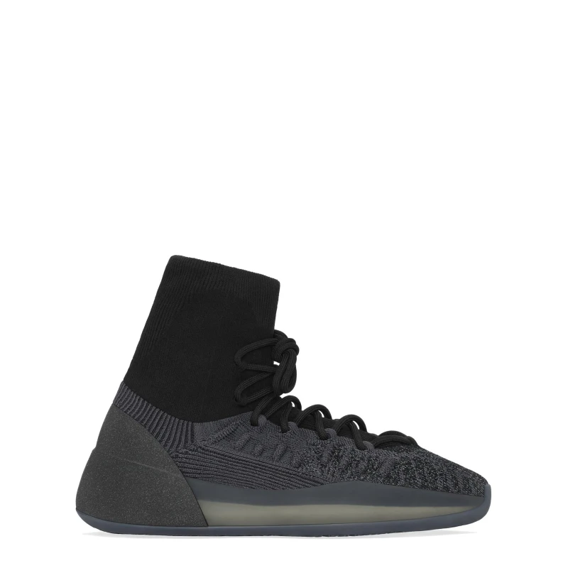 Image of Yeezy Basketball Knit Sneakers - Black 6