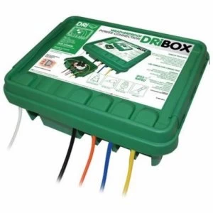 Image of Dribox DB285G 285mm IP55 Weatherproof Connection Box - Green