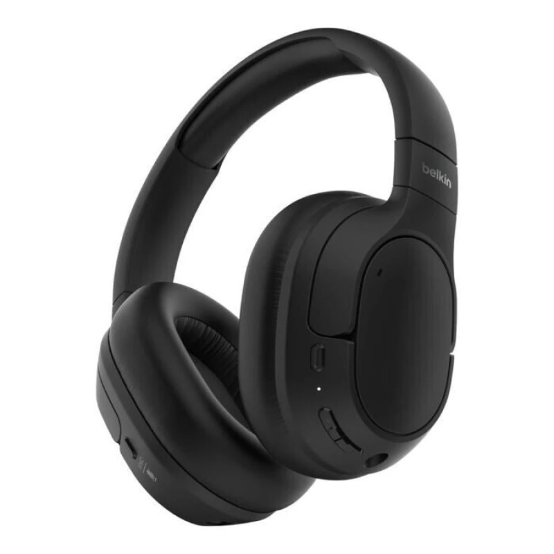 Image of Belkin SOUNDFORM NOISE CANCEL HeadPHONE BLK AUD008HQBK