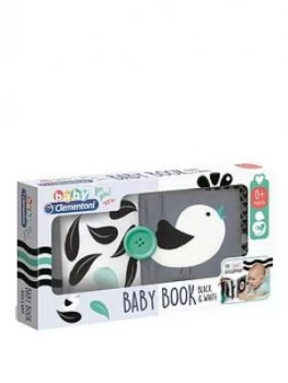 image of Baby Clementoni Black and White Soft Book