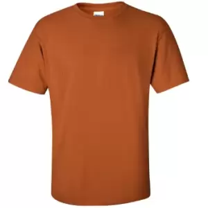 image of Gildan Mens Ultra Cotton Short Sleeve T-Shirt (M) (Texas Orange)