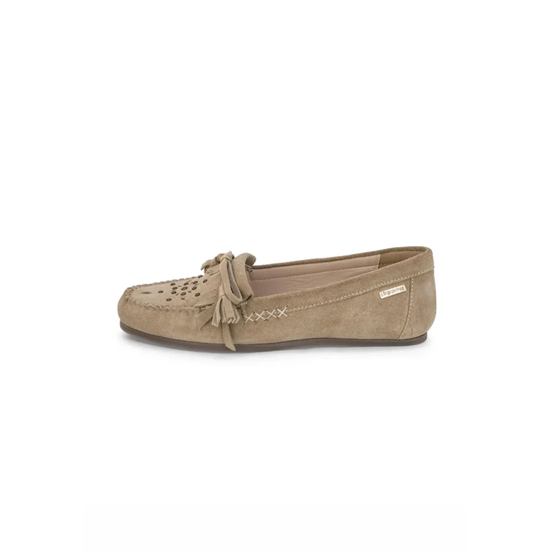 Image of Les Tropeziennes par M.Belarbi Womens moccasins Les Tropeziennes par M.Belarbi Zamoc Beige Female 37