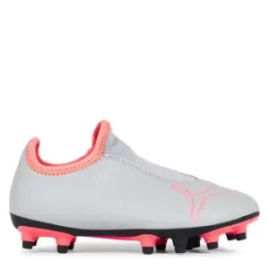 Puma Finesse Laceless FG Child Football Boots - Grey