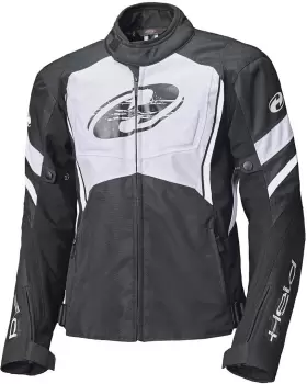 Image of Held Baxley Top Motorcycle Textile Jacket, black-white Size M black-white, Size M
