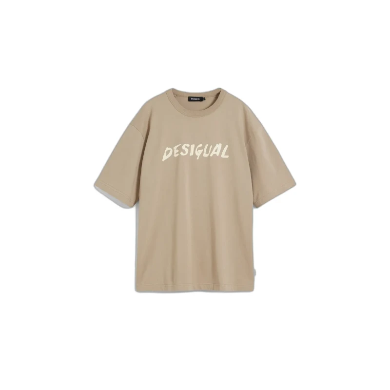 Image of Desigual T-Shirt Desigual Vicente Beige Male XL