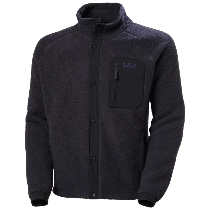 Image of Sweat jacket Helly Hansen Panorama Pile Snap Violet Male M