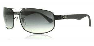 image of Ray-Ban RB3445 Sunglasses Matte Black 006/11 61mm