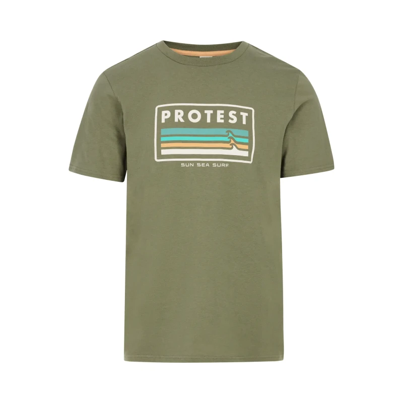 Image of Protest T-Shirt Protest Barn Vert Male S