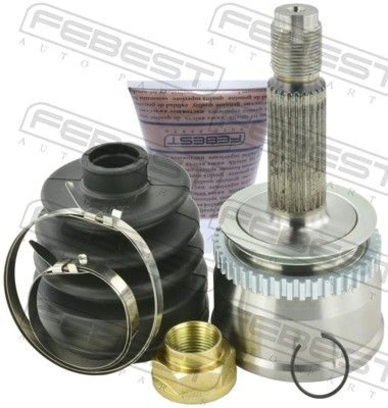 Image of FEBEST 1210-012A44 Joint, drive shaft Front Axle, with ABS sensor ring Joint,drive shaft (236)