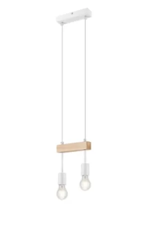 Image of Orazio Industrial Spotlight Bar White, 2x E27