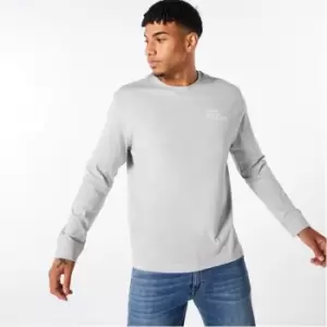 image of Jack Wills Radar Long Sleeve T-Shirt - Grey