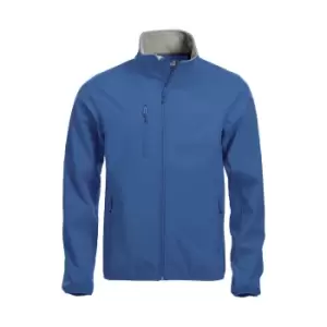 Image of Clique Mens Basic Soft Shell Jacket (3XL) (Royal Blue)