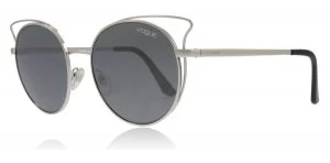 image of Vogue VO4048S Sunglasses Silver 323/6G 52mm