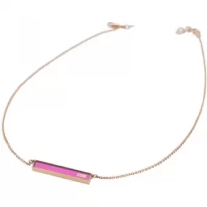 image of Ladies STORM PVD rose plating Silica Necklace