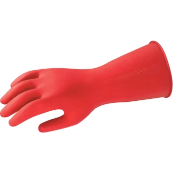 image of G01R Lightweight Red Rubber Gloves - Size 6-1/2