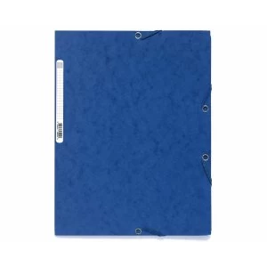Image of Exacompta Nature Future 3-Flap Elasticated Folder A4 250 Sheets 240 x 320 mm Pressboard Blue