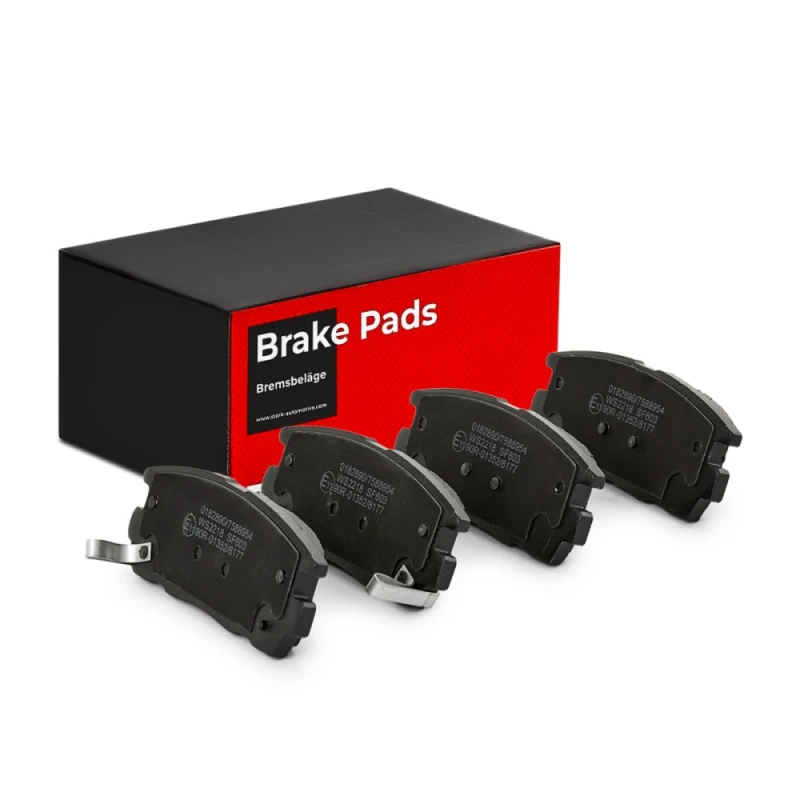 Image of STARK SKBP-0010269 Brake pad set Rear Axle, with acoustic wear warning Brake Pad Set,disc brake (402)