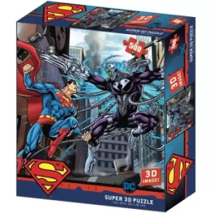 image of DC Comic Superman vs Electro Puzzle 3D Effect Jigsaw 500 Piece