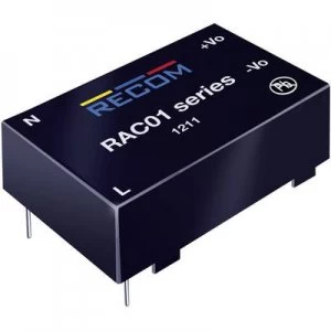 image of ACDC PSU print RECOM RAC01 05SC 5 Vdc 0.2 A 1 W