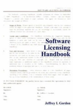 Image of Software Licensing Handbook by Jeffrey Gordon Paperback