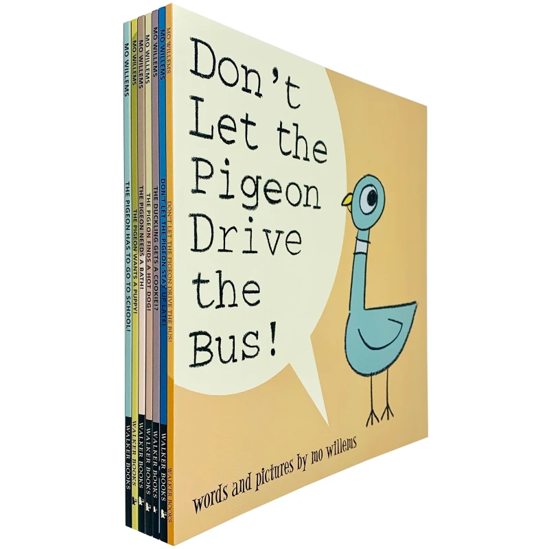 Image of Don't Let the Pigeon Series 7 Book Collection Mo Willems Mo Willems Books