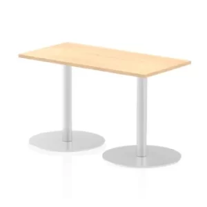 Image of Italia Poseur Table Rectangle 1200/600 Top 725 High Maple