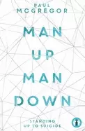 Image of man up man down standing up to suicide