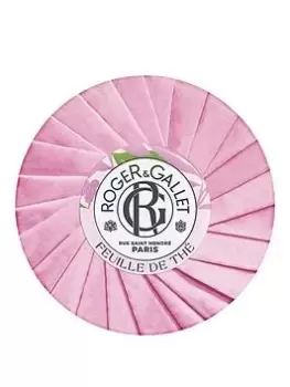 image of Roger & Gallet Feuille Th&eacute; Soap 100g, Purple, Women