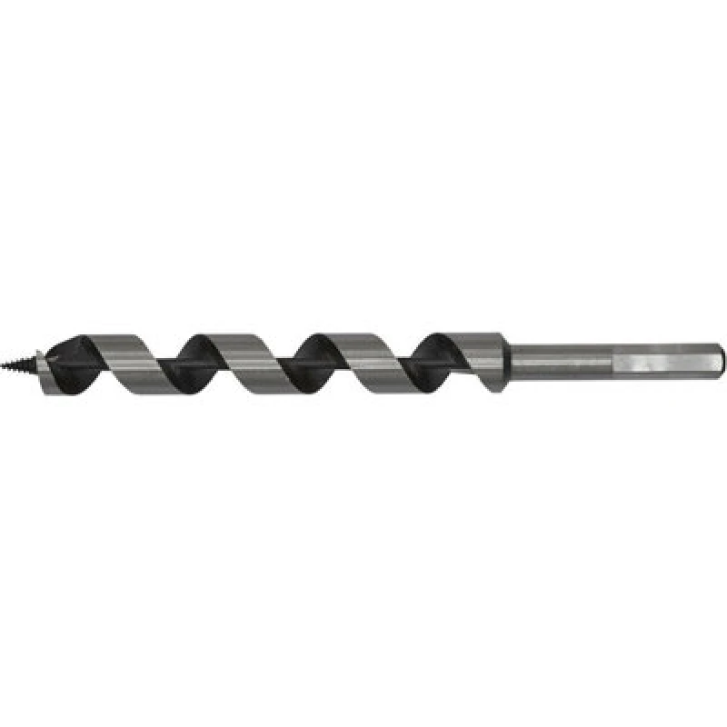 Image of Loops 20 x 235mm Hardened Auger Wood Drill Bit - Hexagonal Shank - Woodwork Timber Multi