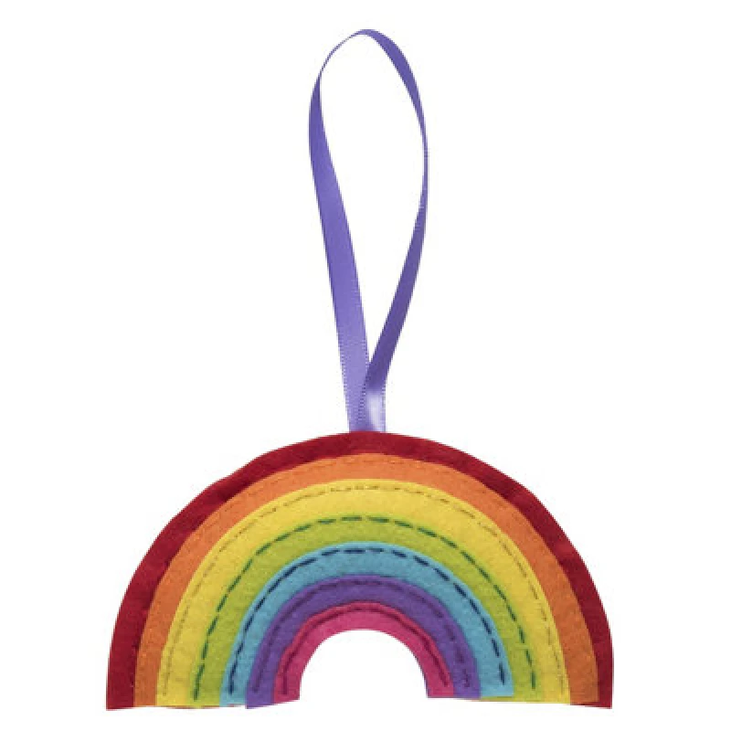 Image of Groves Of Thames Felt Kit Rainbow - Felt Decoration Kit: Rainbow - Trimits
