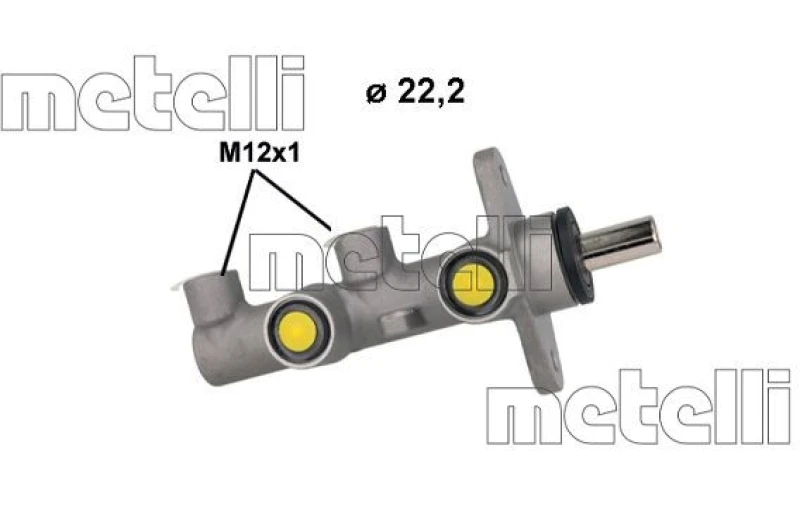 Image of METELLI Brake master cylinder METELLI 05-1207