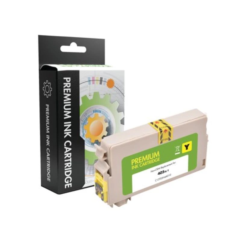 Image of Q-Connect Q-Connect Epson C13T05H44010 Remanufactured Ink Cartridge High Yield Yellow C13T05H4-COMP C13T05H4-COMP
