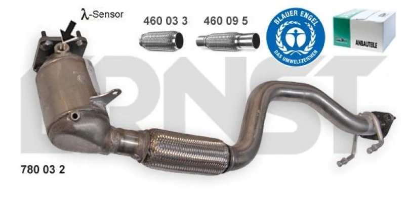 Image of Catalytic converter ERNST 780032